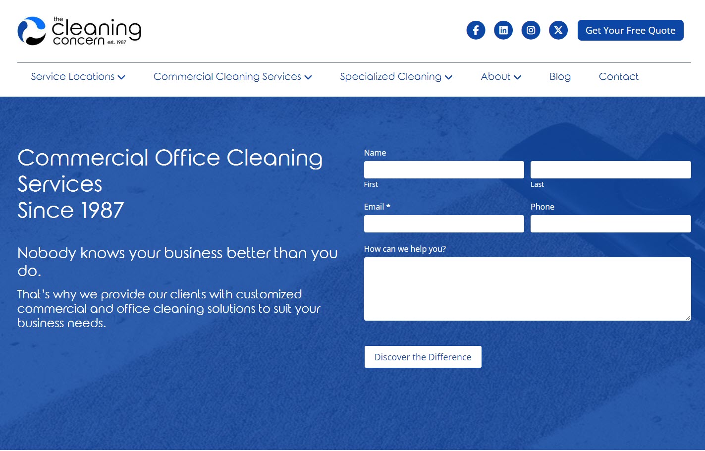 The Cleaning Concern
